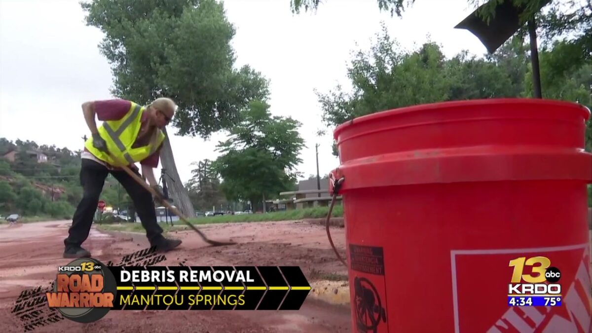 Cleanup underway in Manitou Springs after Wednesday’s flash flooding