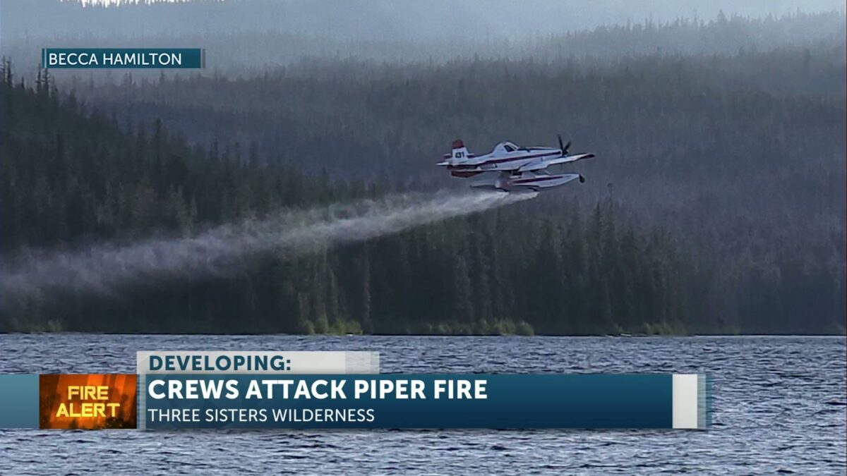 Lightning sparks 14 fires across Central Oregon; 12 are caught fast