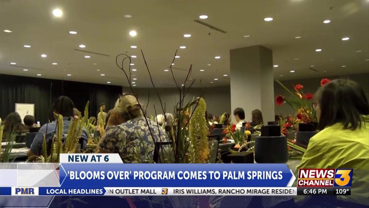 American Institute of Floral Designers holds ‘Blooms Over’ program for Palm Springs community