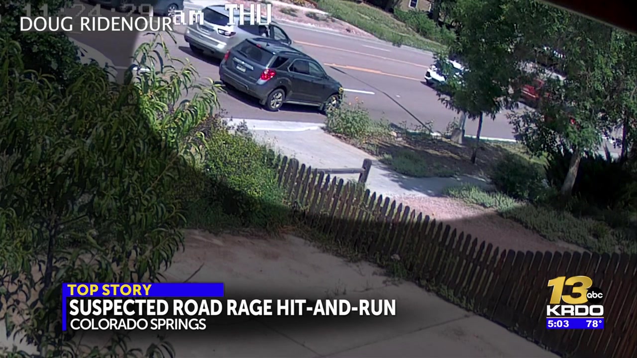CSPD: Person run over by car in suspected road rage incident