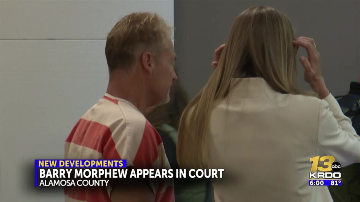Barry Morphew appears in court