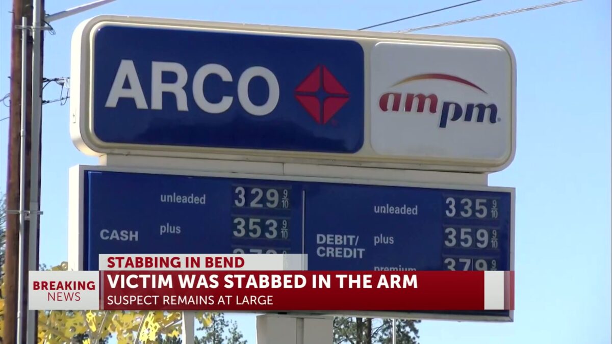 Man stabbed at Bend gas station