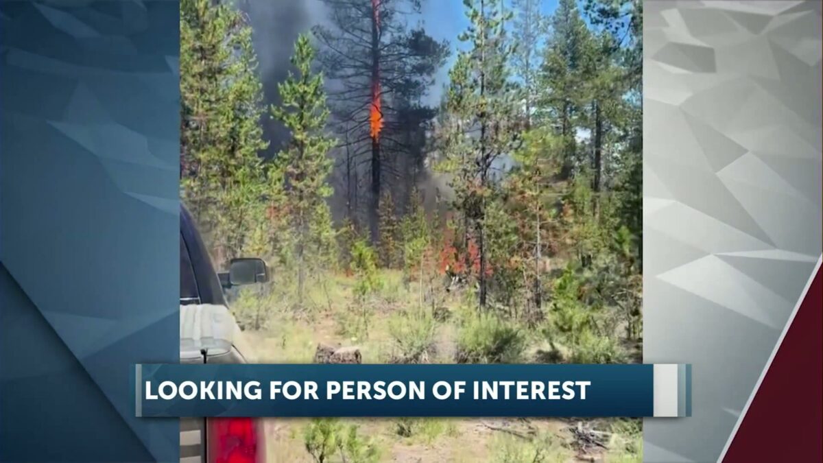 Second recent brush fire near La Pine homeless camp stopped fast; authorities seek ‘person of interest