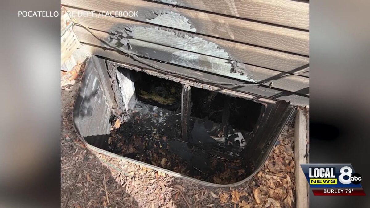 Pocatello house fire sends two to the hospital