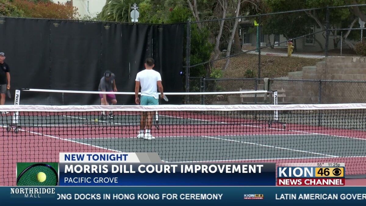 Pacific Grove gets updated tennis and pickleball courts