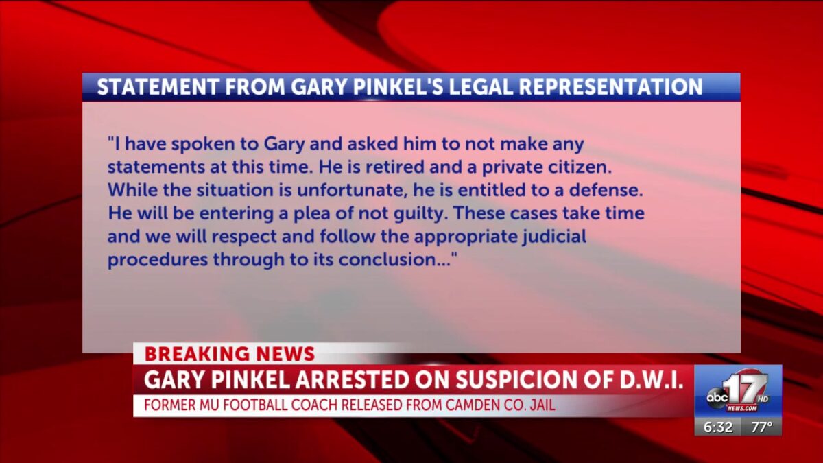 Former MU coach Gary Pinkel arrested