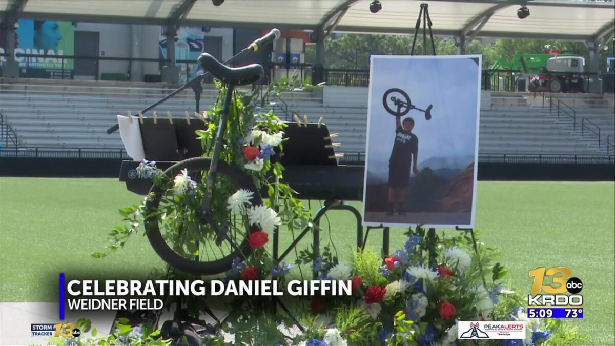 Hundreds gather to celebrate the life of Daniel Giffin