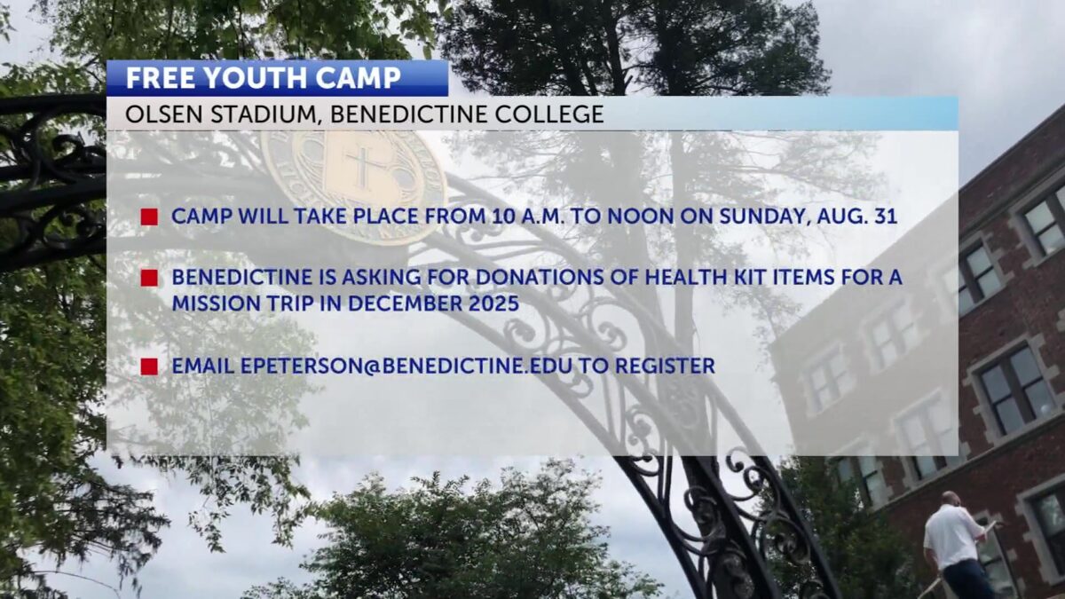 Benedictine College hosting free youth camp