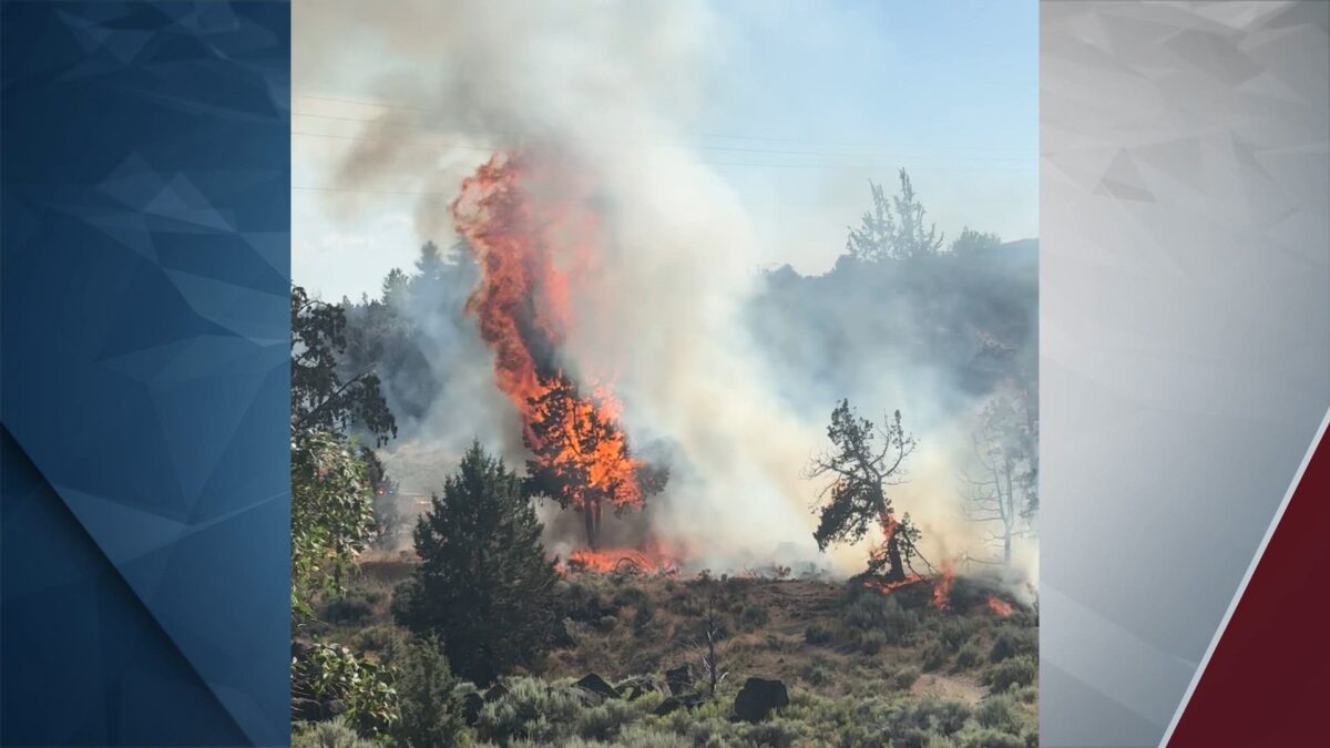 Wind-fanned brush fire in Redmond’s Dry Canyon prompts evacuations; legal fireworks the cause