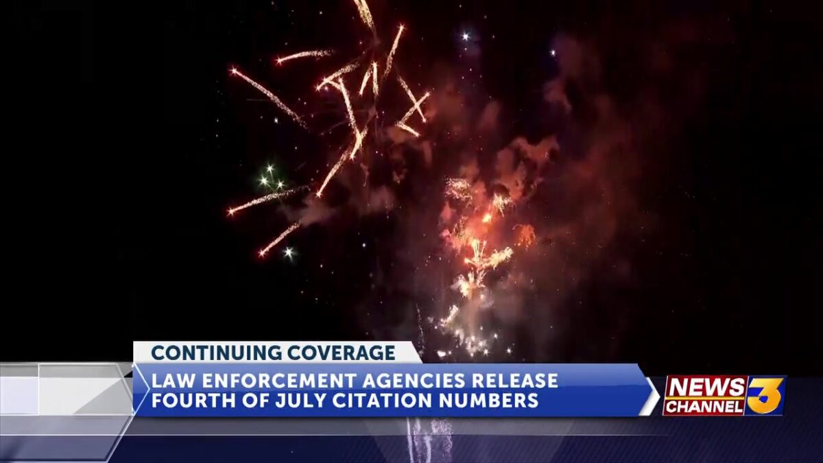 Law enforcement agencies release Fourth of July citation numbers