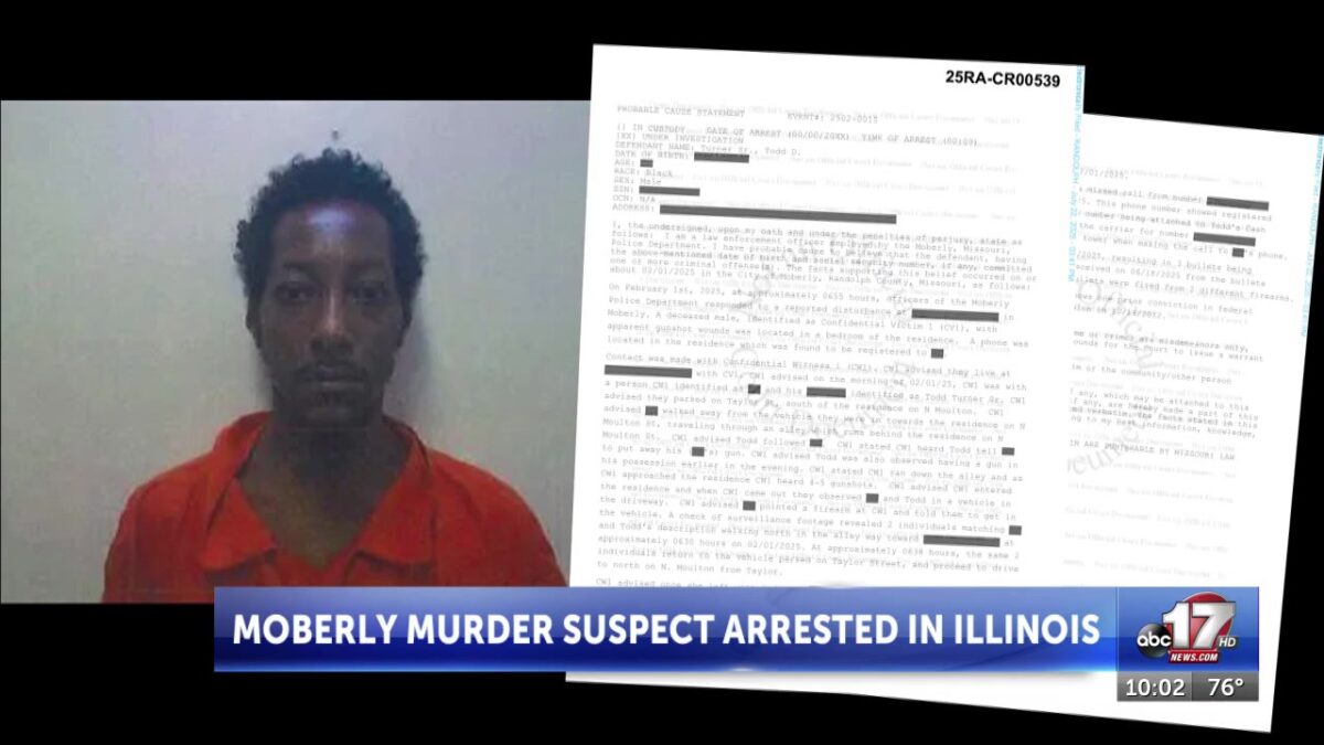Man accused of murder in February Moberly homicide case arrested in Illinois