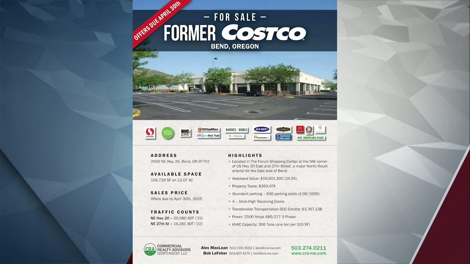 Old Costco location in east Bend