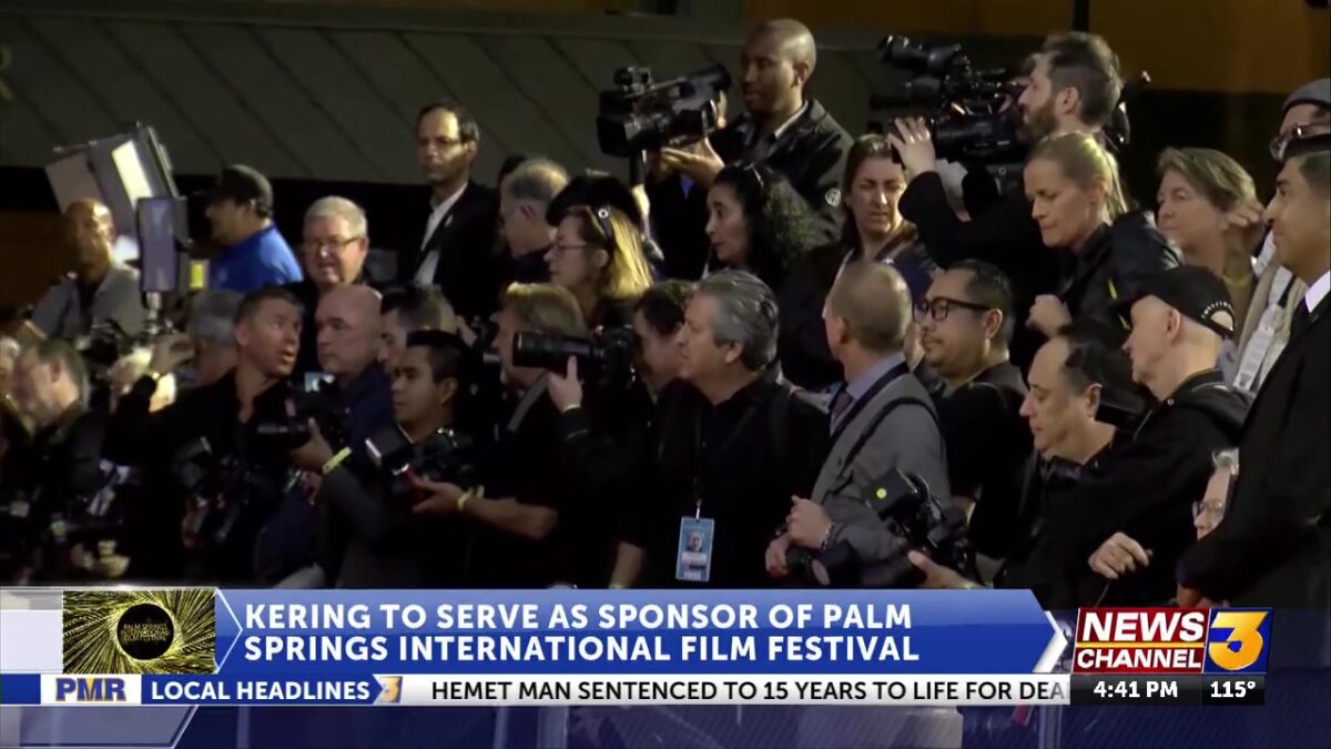 Kering named presenting sponsor of the Palm Springs International Film Awards