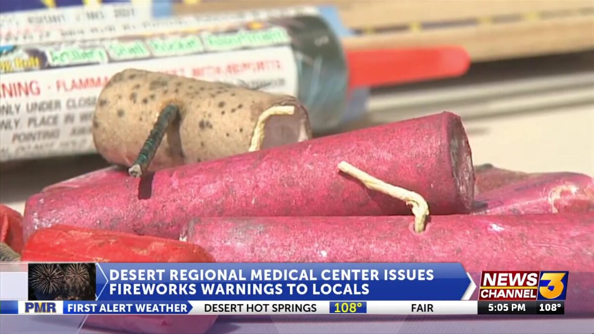 Desert Regional reminds residents of fireworks safety