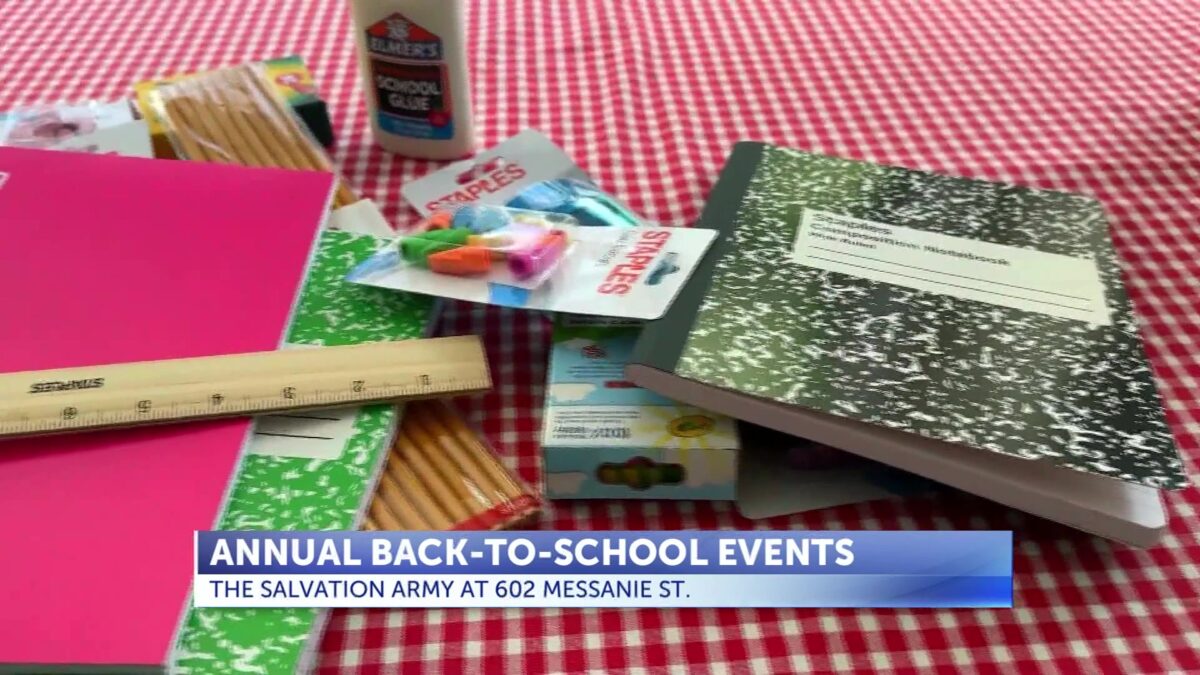 Salvation Amy provides back-to-school dates
