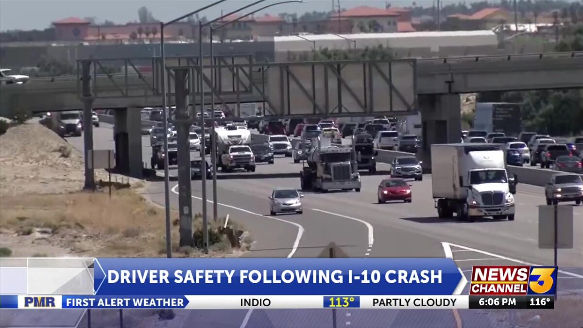 Driver safety following deadly I-10 crash involving big rig
