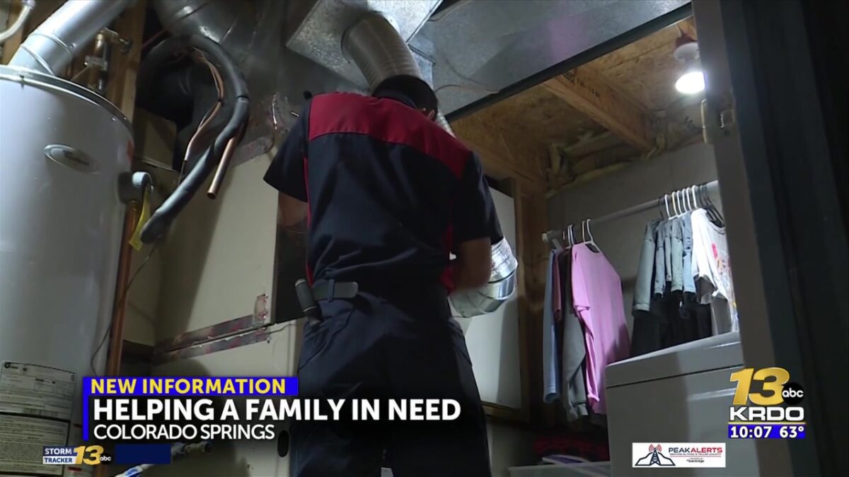 Colorado Springs HVAC company gives new $15k AC system to family fighting chronic heart issues