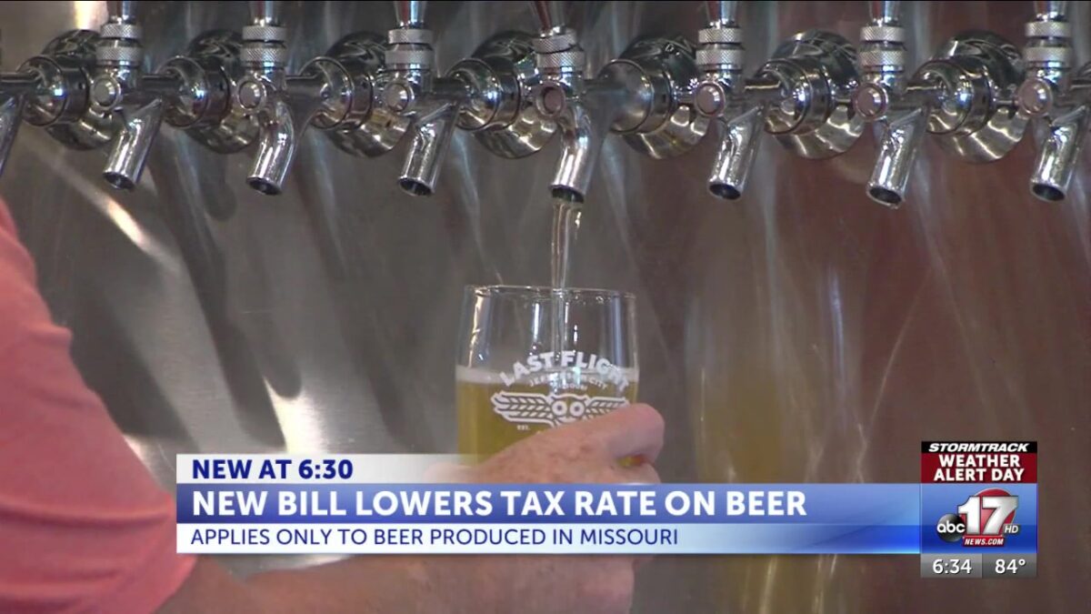 American Beer Act cuts taxes on beer sold in Missouri