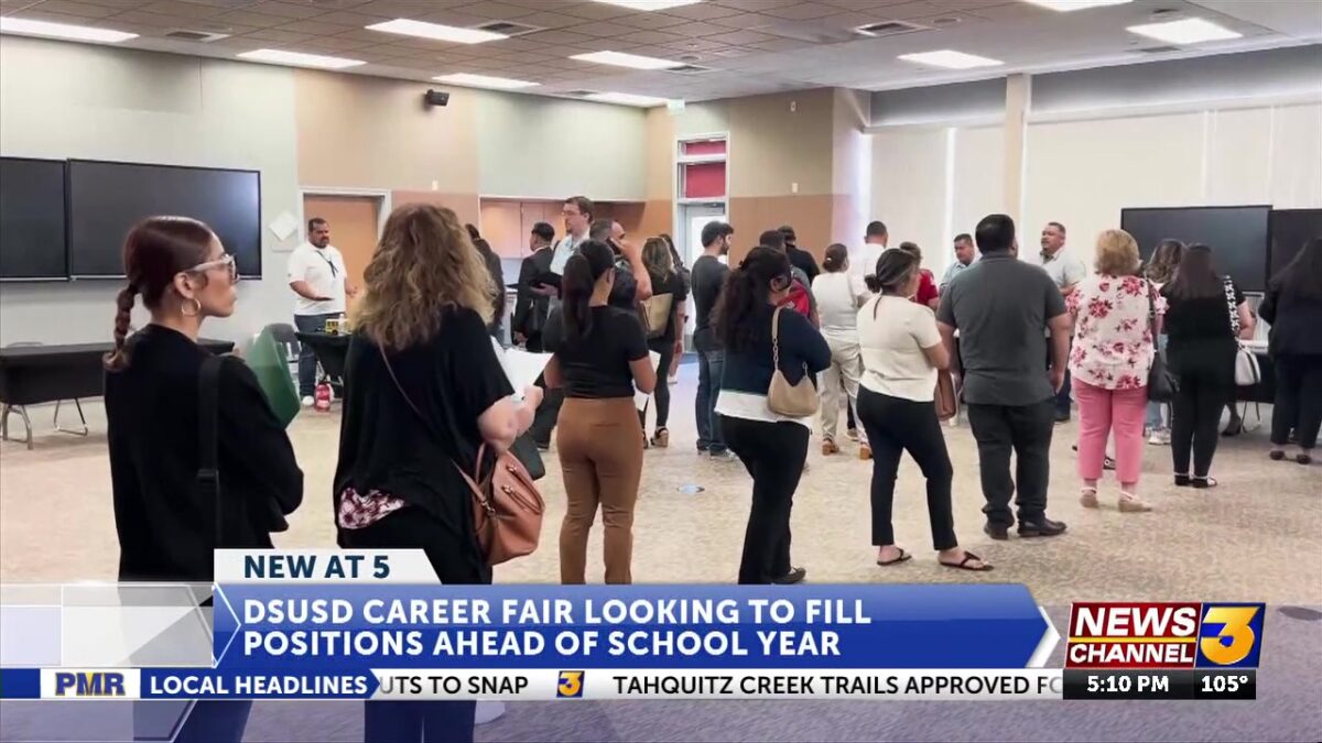 Desert Sands Unified School District holds Career Fair to fill positions for 2025-2026 school year