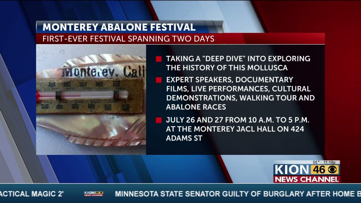First-ever Monterey Abalone Festival July 26 and July 27