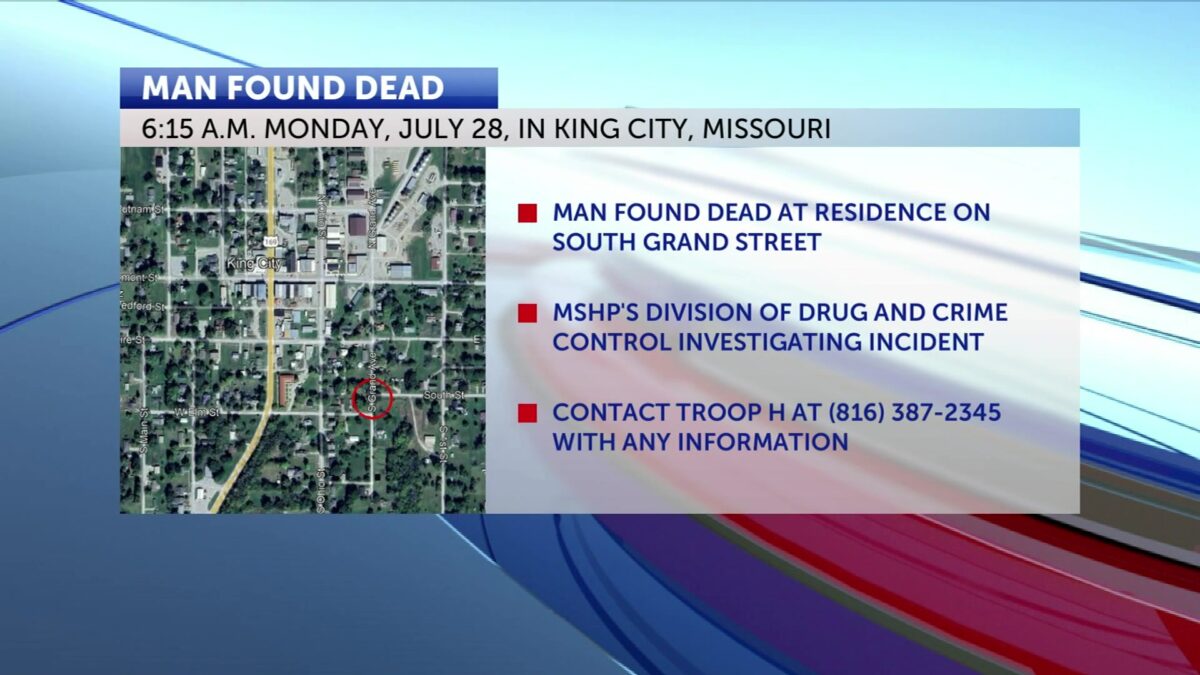 MSHP investigating King City death