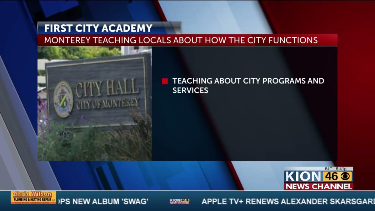 Monterey’s inaugural City Academy starts in August