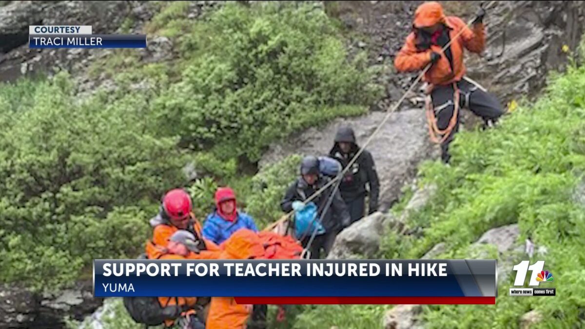 Support grows for Yuma teacher after mountain fall