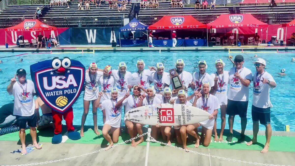 Channel Islands United 14u boys water polo win championship at JOs