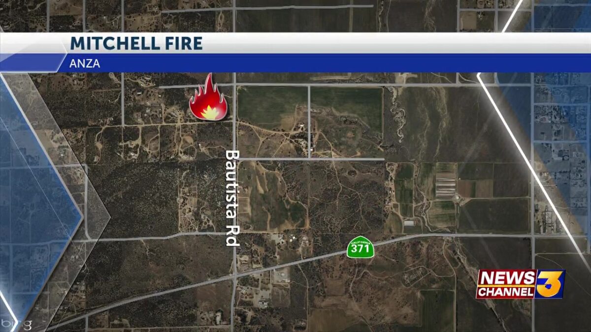 Brush fire near Anza 70 percent contained after burning 51 acres