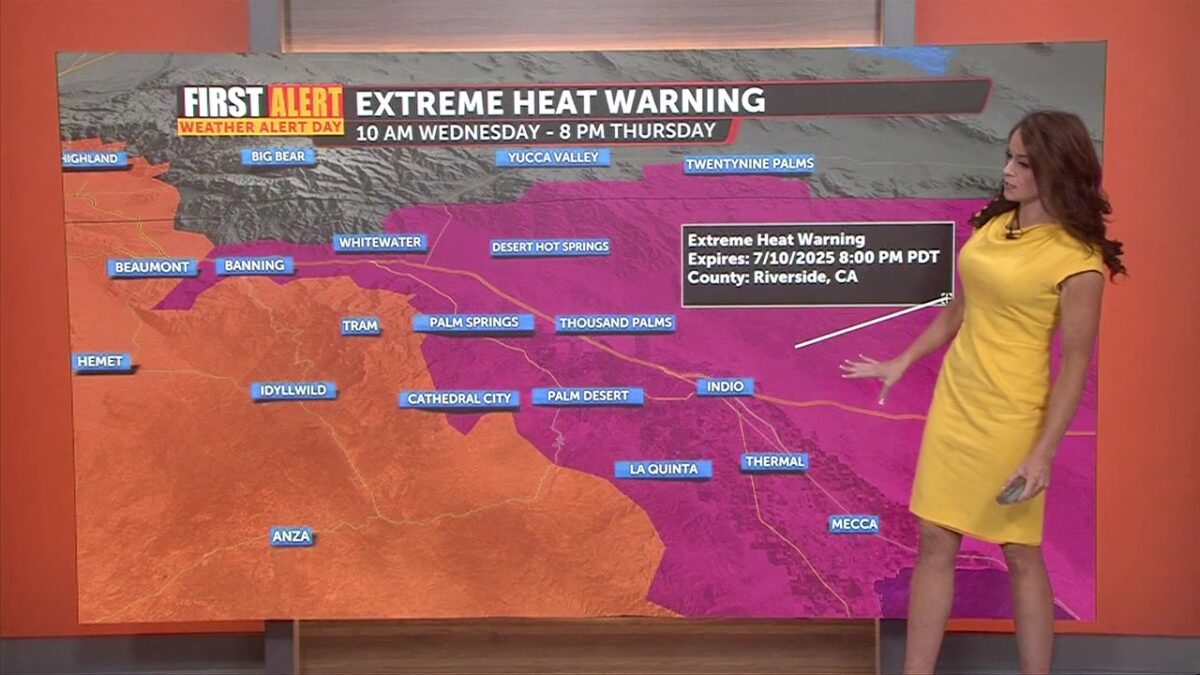 First Alert Weather Alert: Major Heat Risk Across the Coachella Valley