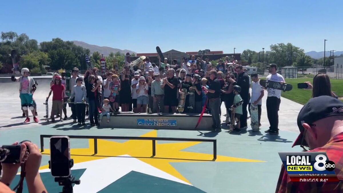 Pocatello skaters celebrate grand opening of Optimist Skatepark on Friday