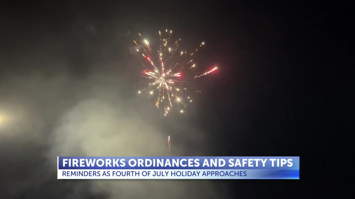 Highlighting city fireworks ordinances ahead of the Fourth of July holiday