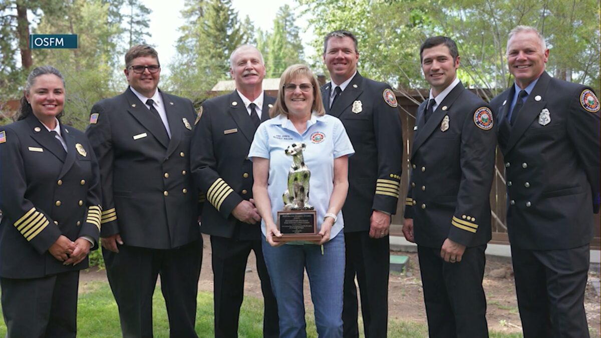 Sisters-Camp Sherman ‘Fire Corps’ volunteers honored with state fire marshal’s ‘Silver Sparky Award’
