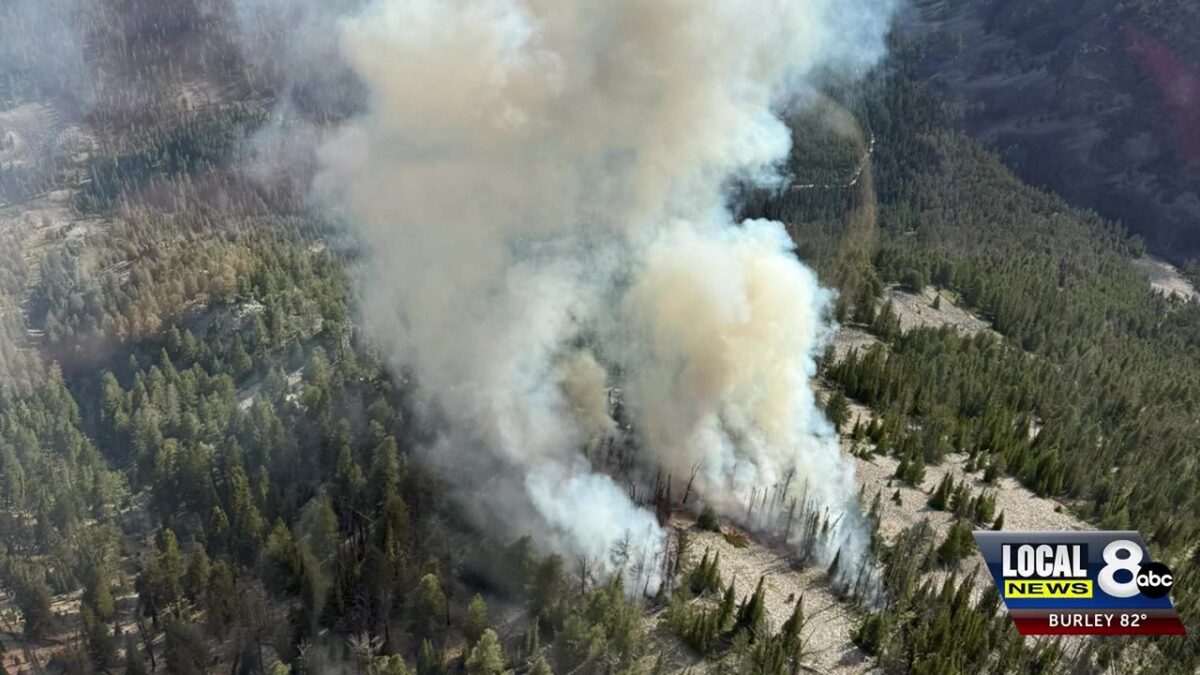 Blacktail Fire: Crews battle lightning-sparked wildfire north of Salmon