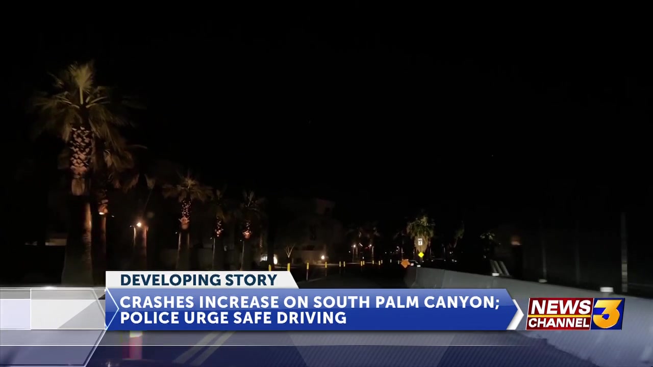 Traffic collisions increase on South Palm Canyon
