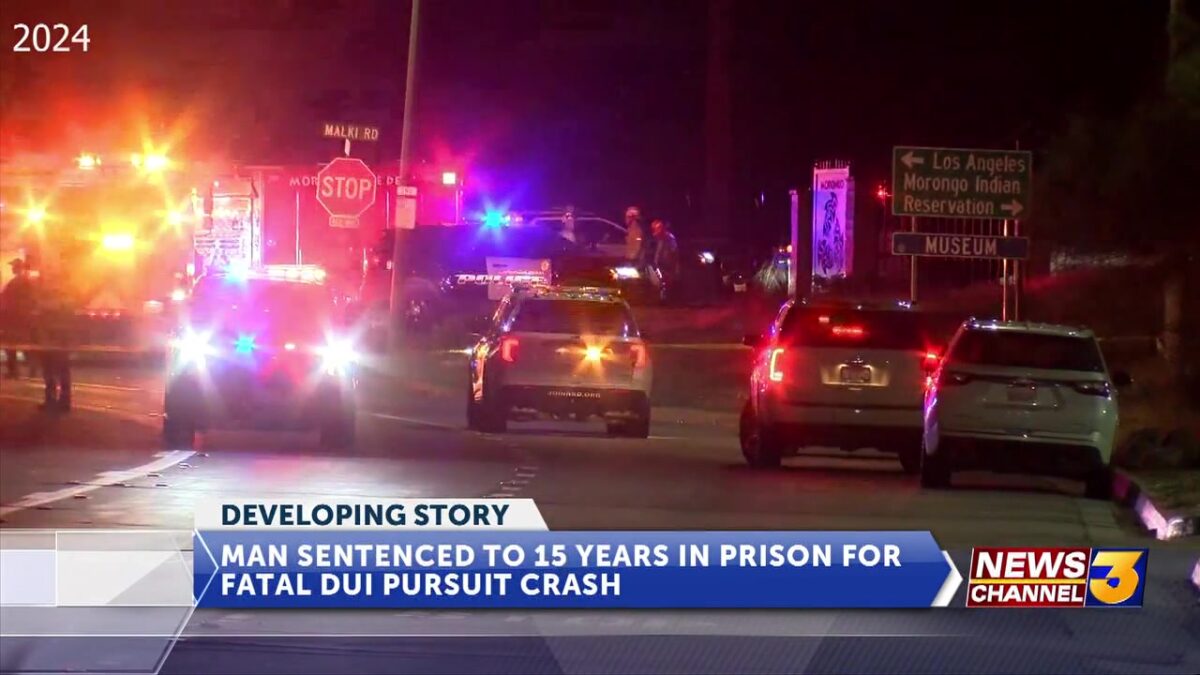 Man pleads guilty in DUI pursuit crash that killed newlywed woman in Cabazon