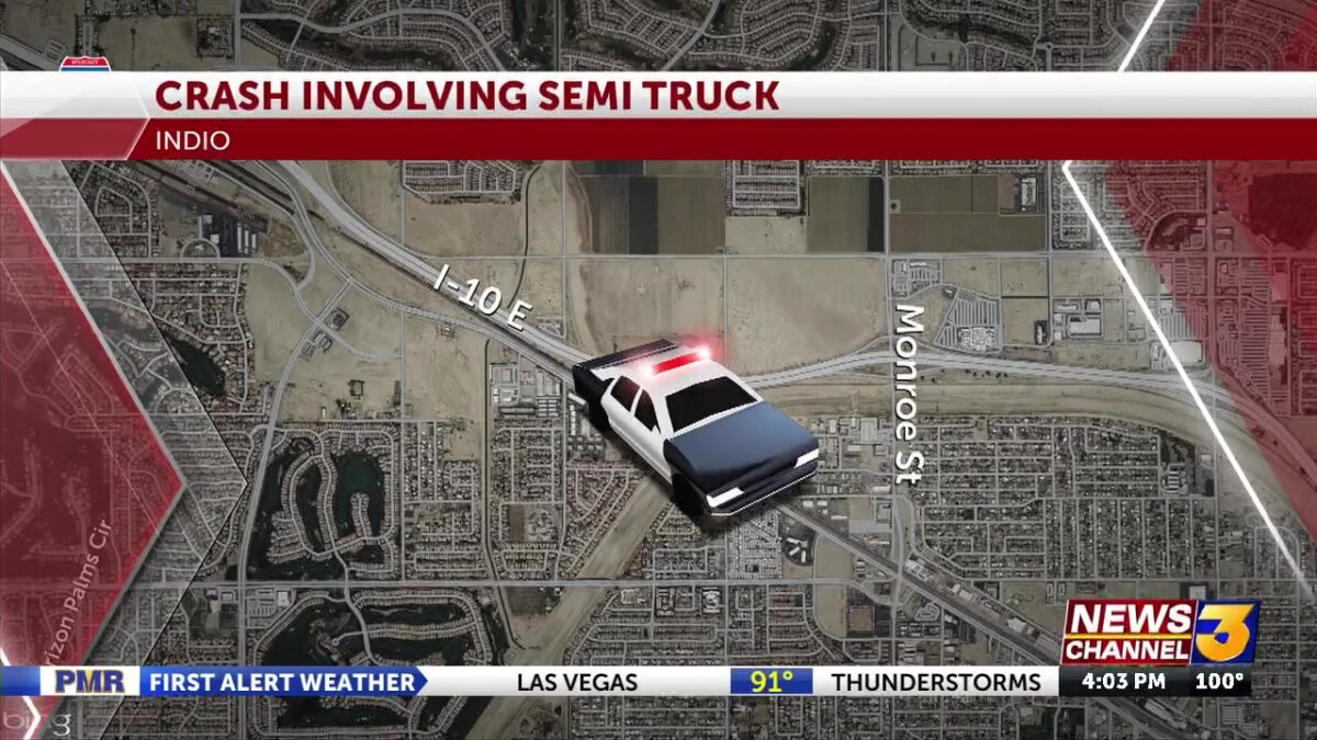 Two hospitalized after hit-and-run crash involving semi-truck on I-10 near Monroe exit