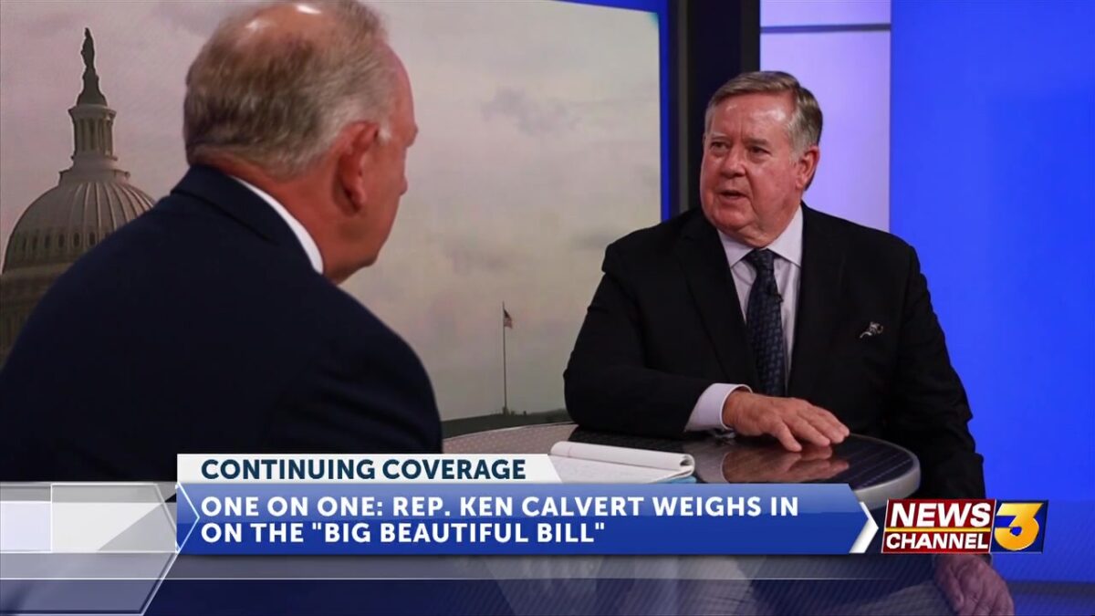 Rep. Calvert defends Medicaid cuts in “Big Beautiful Bill”