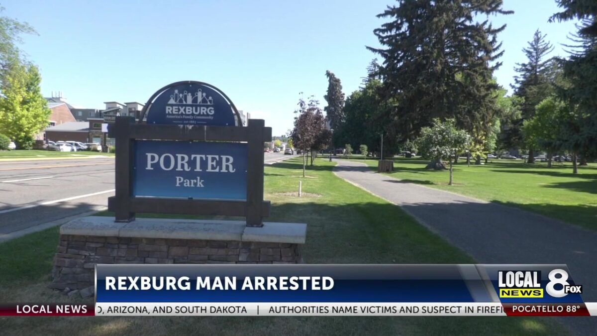 Rexburg man arrested after spying on sunbathers at Porter Park