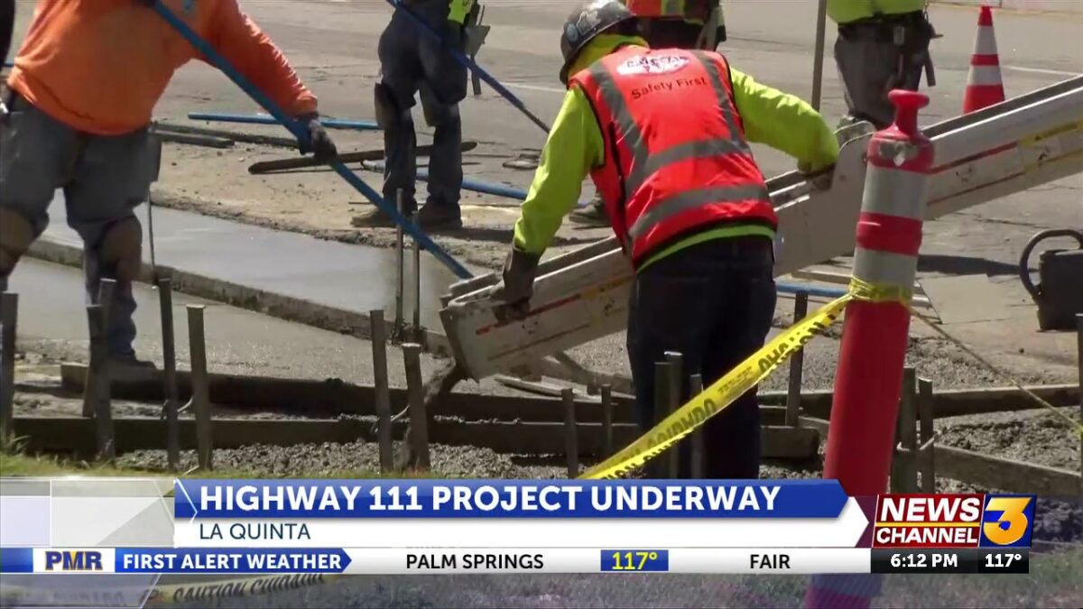 Highway 111 project in La Quinta underway