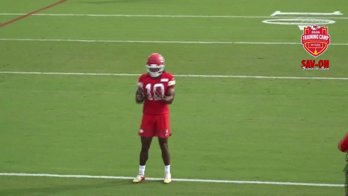 ‘Take it Full Speed’: Chiefs running backs firing on all cylinders during Training Camp.