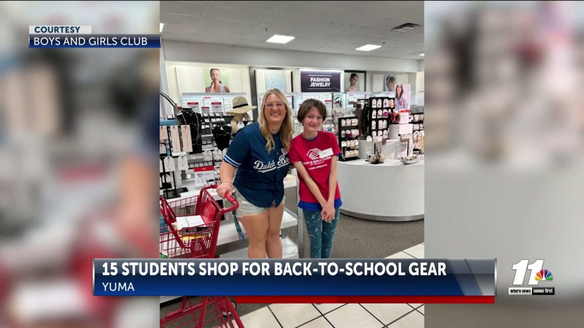 Boys & Girls Clubs of the Valley – Yuma Branch hosts annual Back-to-School Shopping event