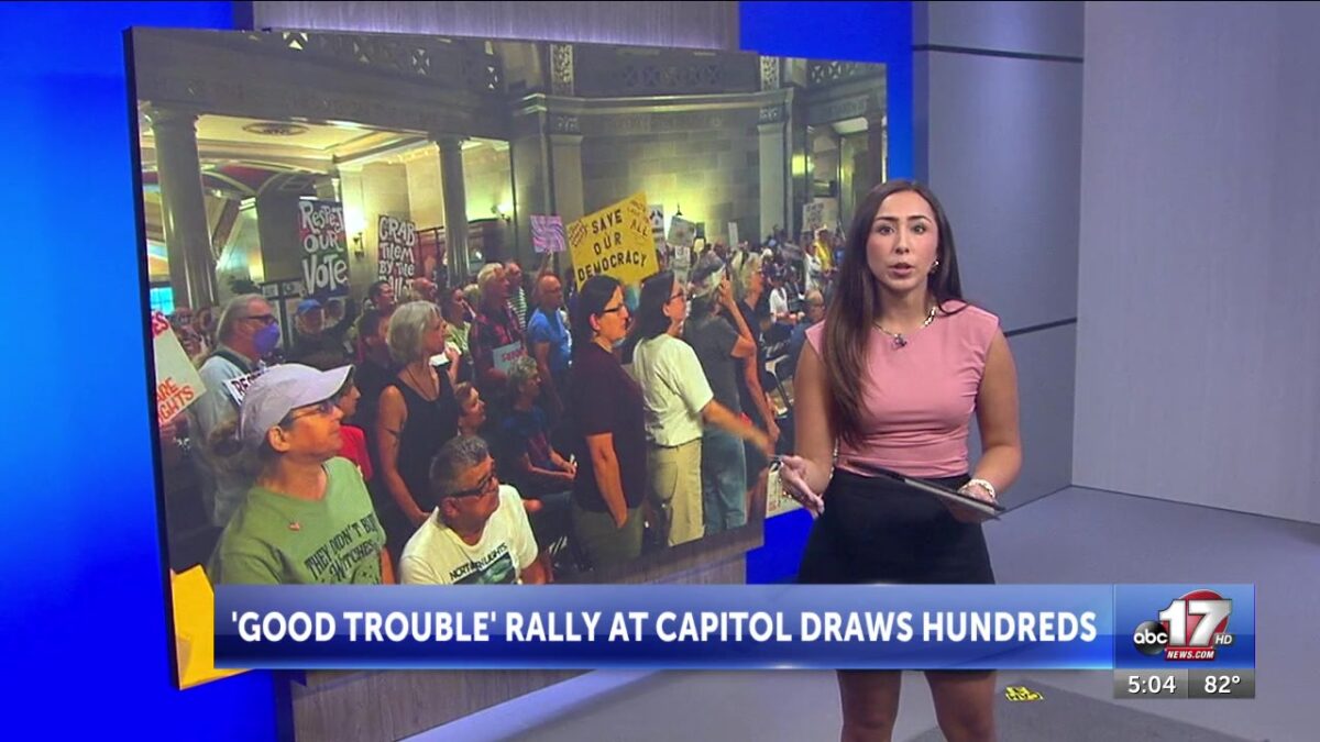 Demonstrators rally for democracy around Mid-Missouri