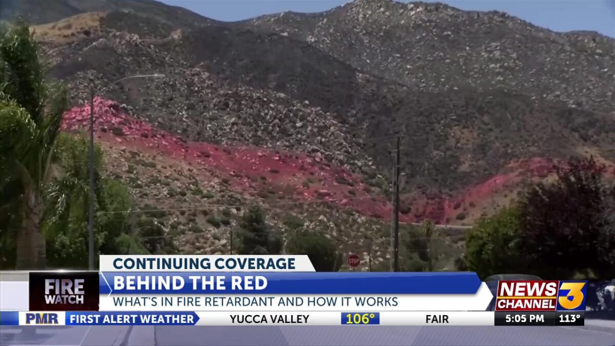 Behind the Red: What’s in fire retardant and how it works