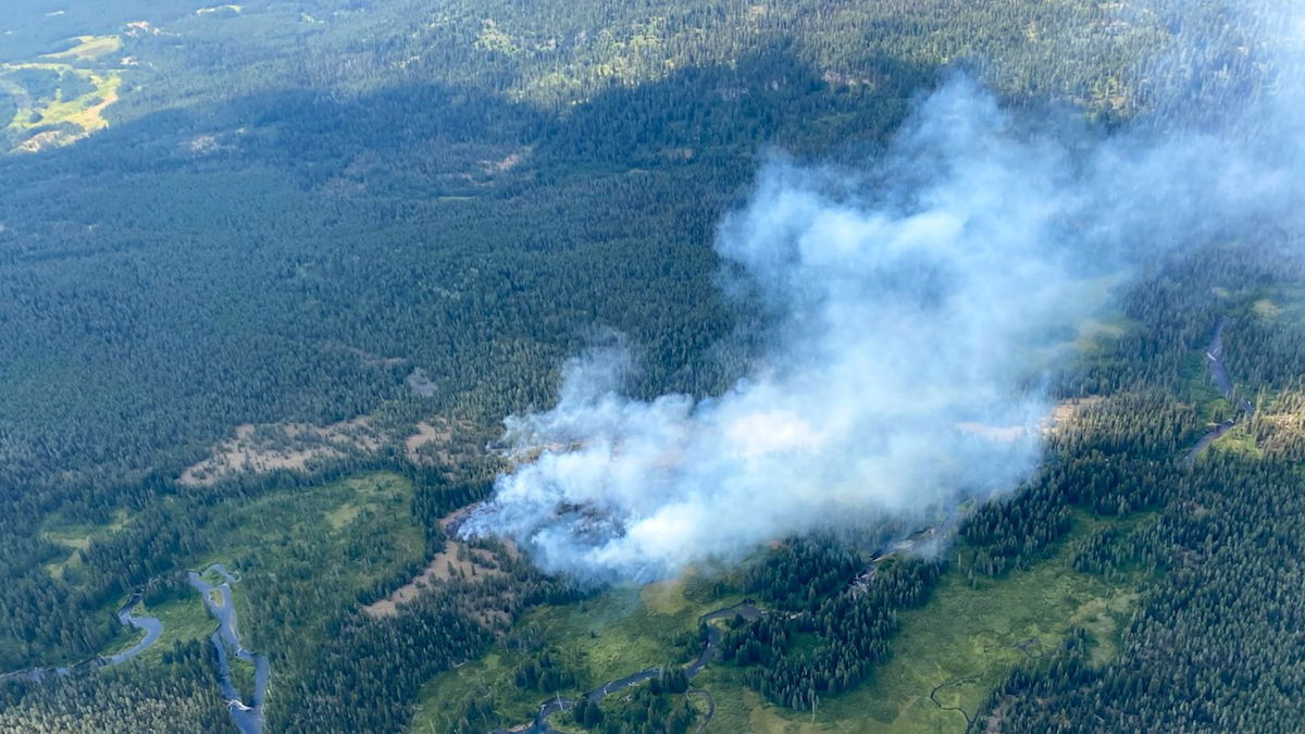 Ash Fire: Yellowstone crews combat wildfire in southwest corner