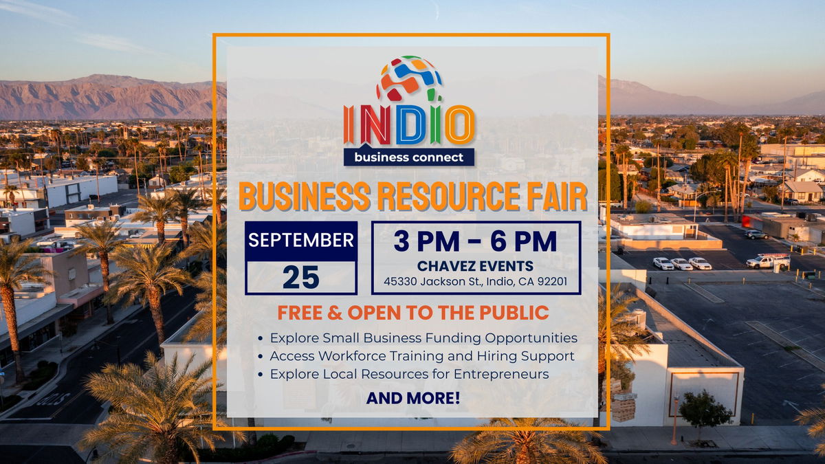 Indio set to host Business Resource Fair in September