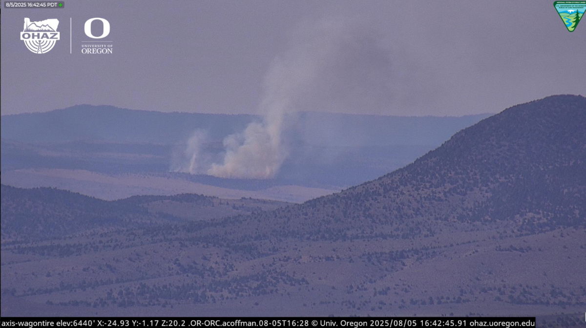 Cougar Fire in eastern Deschutes County burns nearly 300 acres and crews have it 10% contained