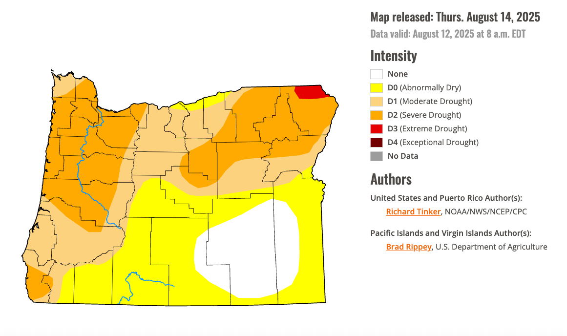 Governor Kotek issues drought declarations for Coos and Wheeler counties