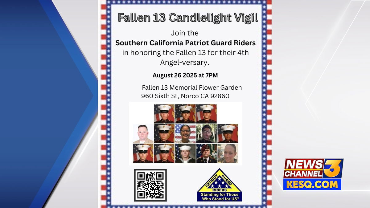 Remembrance service set next week to honor ‘Fallen 13’