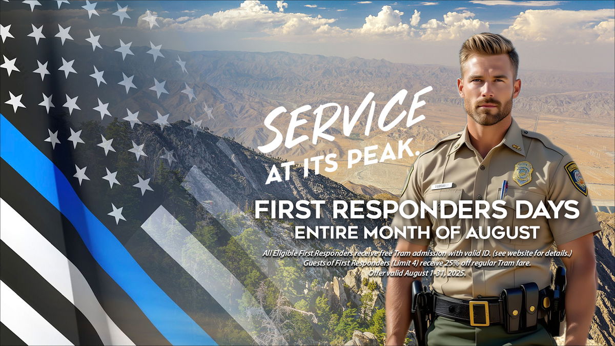 Palm Springs Aerial Tramway extends ‘First Responders Days’ until early September